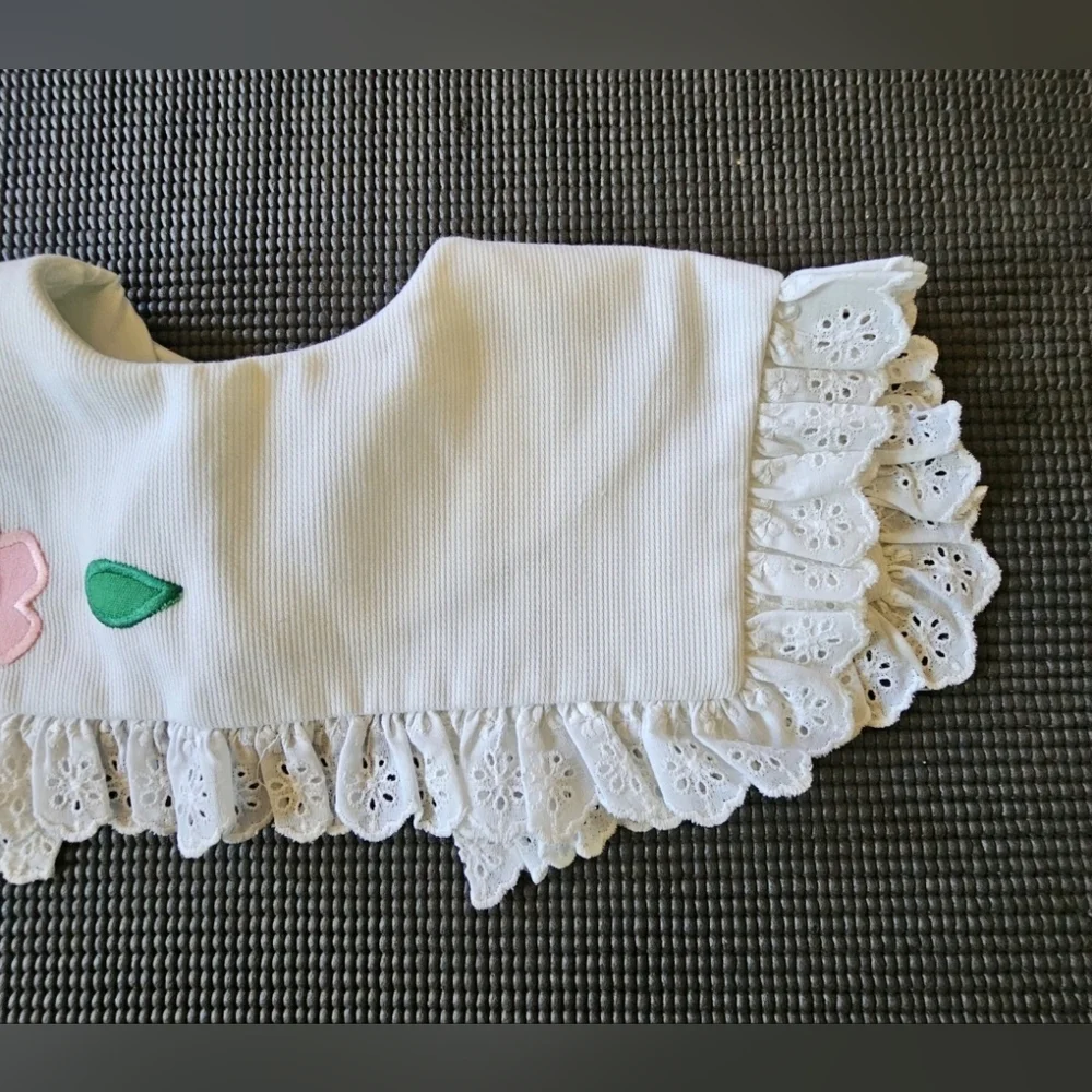 The Children's Hour By Jan Briggs Embroidered Reversible Holiday Dress Collar
